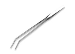 27cm Curved Edge Stainless Steel Tweezer for Vivarium, Terrarium & Aquarium Maintenance